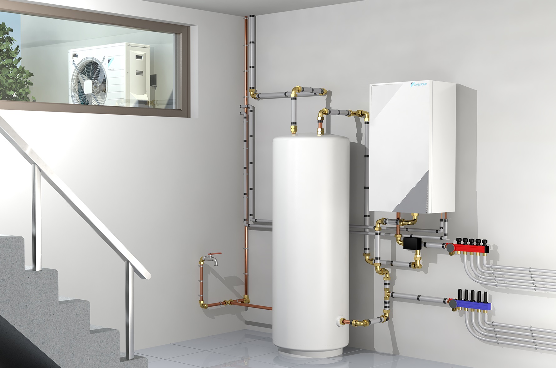 Lucht-water-warmtepomp